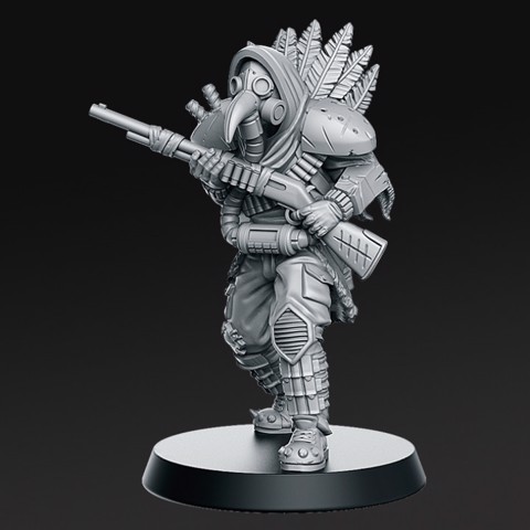 Image of Croweye - From Wasteland - 32mm - DnD -