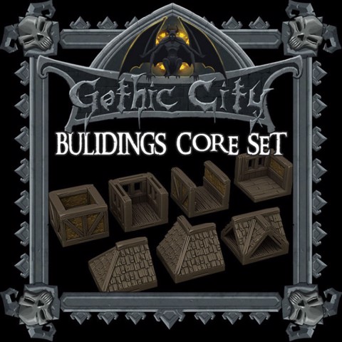 Image of Gothic City: Buildings Core Set (MONSTER MINIATURES II KICKSTARTER IS NOW LIVE)