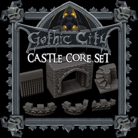 Image of Gothic City: Castle Core Set (MONSTER MINIATURES II KICKSTARTER IS NOW LIVE)