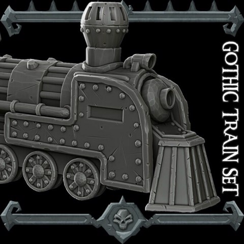 Image of Gothic City: Train Set (MONSTER MINIATURES II KICKSTARTER IS NOW LIVE)