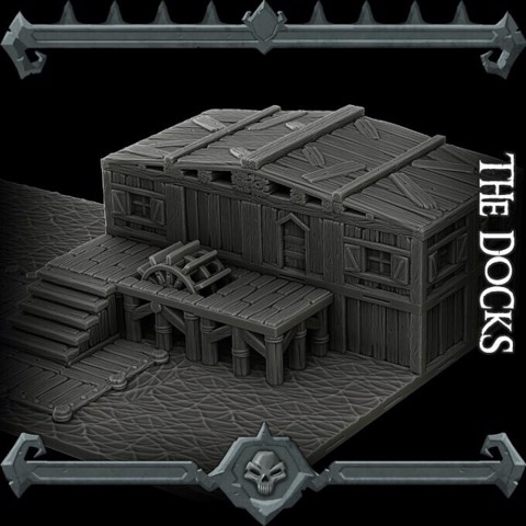 Image of Gothic City: Docks (MONSTER MINIATURES II KICKSTARTER IS NOW LIVE)