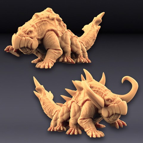 Image of Giant Salamanders - 2 units  (AMAZONS! Kickstarter)