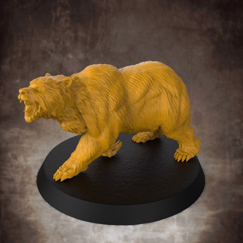 Image of Bear - 32mm scale miniature
