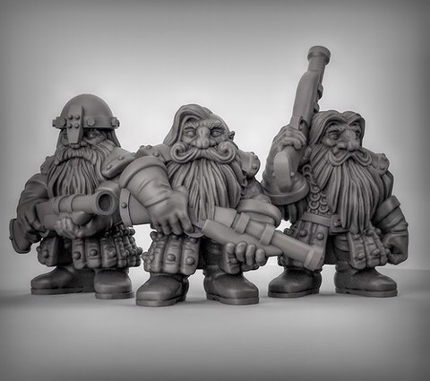 Image of Dwarves With Rifles