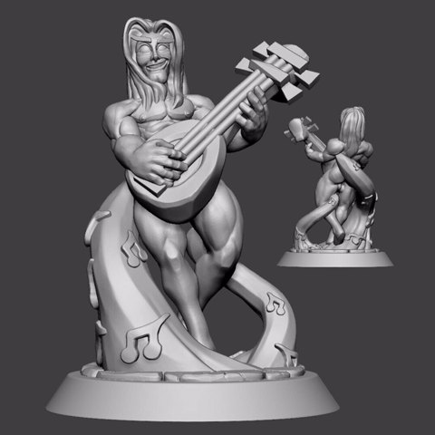 Image of "The Nude" - Elven Bard