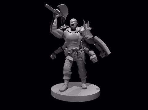 Image of Half Orc Four Armed Barbarian