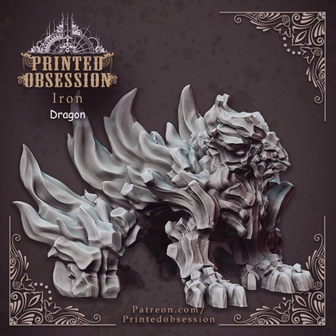 Image of Iron Dragon - Large Monster - Hell Hath No Fury - 32mm scale