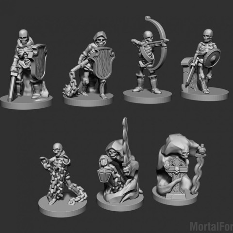 Image of Supportless Undead - MortalForge - Pack 1