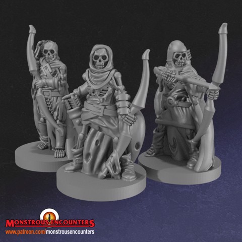 Image of Skeleton Archers x3 (SUPPORTLESS)