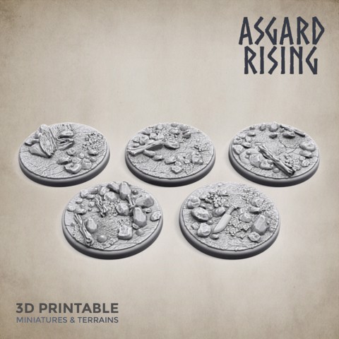 Image of 5 x Round Bases 30mm