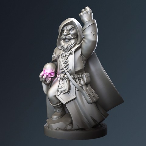 Image of Gnome warlock, Grimbrann.
