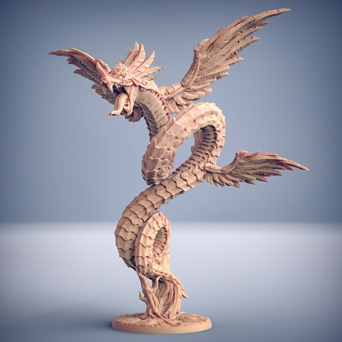 Image of Quetzalcoatl the Snake God (AMAZONS! Kickstarter)