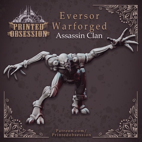 Image of Eversor - Warforged - Assassin Clan - 32 mm scale
