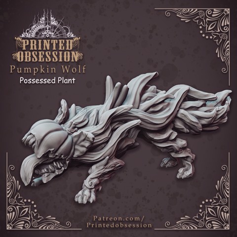 Image of Pumpkin Wolf - large creature - 32 mm scale