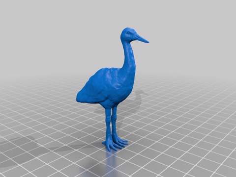 Image of 鶴（Crane）3Dデータ