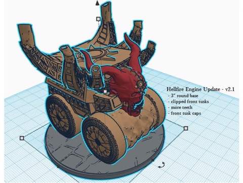 Image of Hellfire Engine - DnD 5e
