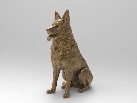 Image of East-European (German) Shepherd dog ( remix challenge )