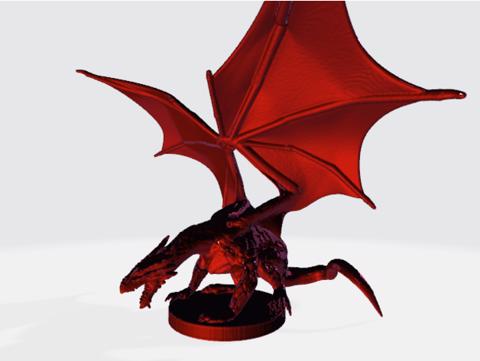 Image of Red Dragon Wyrmling