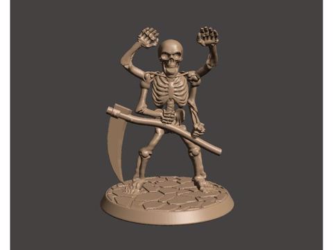 Image of Thassaloss - Bone Golem - 28mm Fighting Fantasy Figure