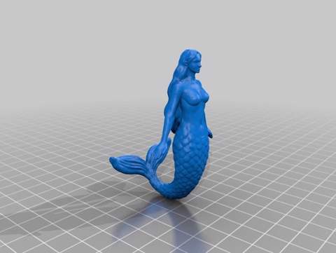 Image of 人魚（Mermaid）3Dデータ