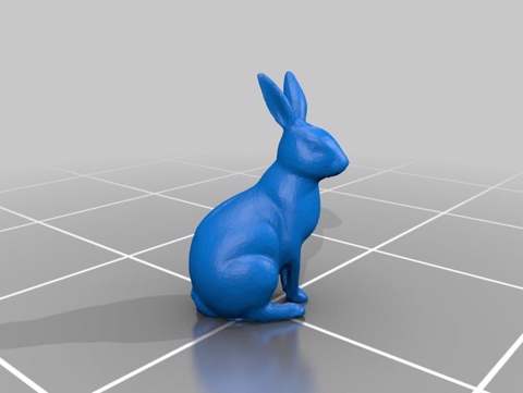 Image of Easter rabbit scan