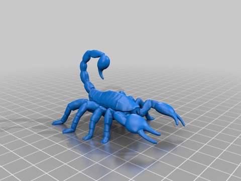 Image of さそり（Scorpion）3Dデータ