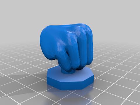 Image of Hand Symbols for 28mm RPG - Interposing/Fist/Grasping/Insulting/etc.