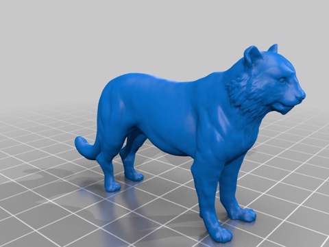 Image of 虎（Tiger）3Dデータ