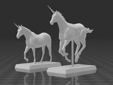 Image of Unicorns 28mm Miniatures