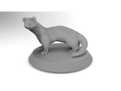 Image of Giant Weasel miniature for DnD