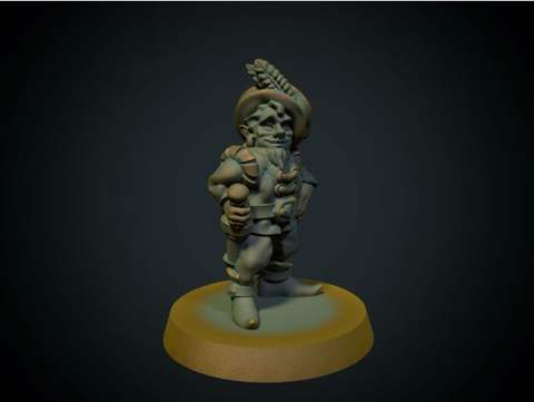 Image of Fancy gnome 28mm (no supports, FDM)