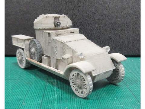 Image of Lanchester Armored car 1/100 scale