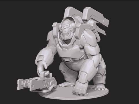 Image of Winston from Overwatch