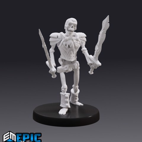 Image of Skeleton Army - Dual Sword Warrior / Fighter / Soldier