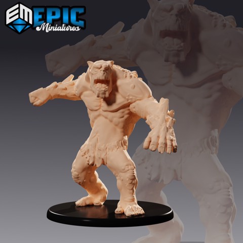 Image of Mountain Troll Punching / Stone Oger