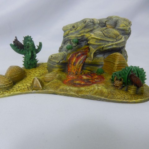 Image of Desert oasis diorama / tabletop terrain