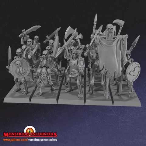 Image of Skeleton Horde Unit (26 minis)