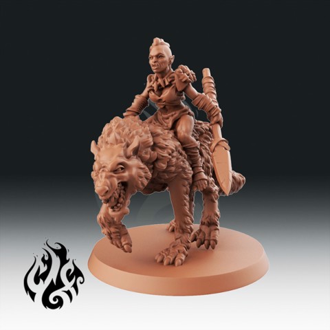 Image of Orc Warg Rider