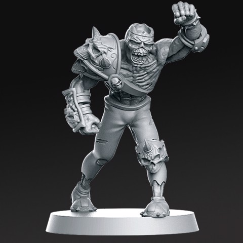 Image of 08 Eternals Zombie Fantasy Football 32mm