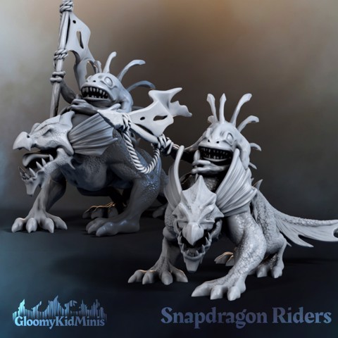 Image of Snapdragons and snapdragon riders