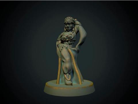 Image of Oriental dancer 28mm (No supports, FDM friendly)