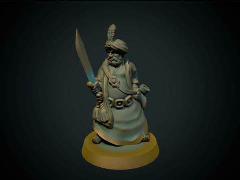 Image of Sultan 28mm (No supports, FDM friendly)