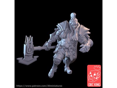 Image of Orc King Patreon "Immortal Tempest" Thingiverse Exclusive