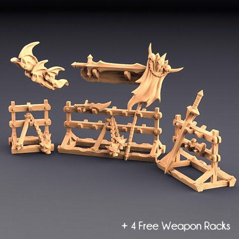 Image of Weapons for Loot & Racks: Soulless (Vampire) Set