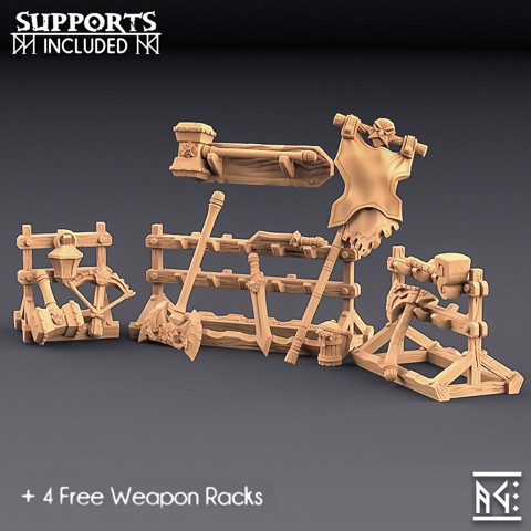 Image of Weapons for Loot & Racks: Dwarven Defender Set