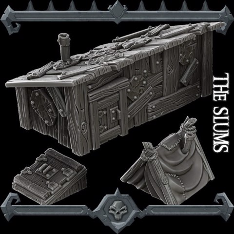 Image of Gothic City: The Slums (MONSTER MINIATURES II KICKSTARTER IS NOW LIVE)