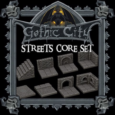 Image of Gothic City: Streets Core Set (MONSTER MINIATURES II KICKSTARTER IS NOW LIVE)