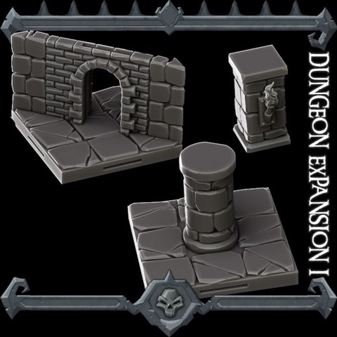 Image of Gothic City: Dungeon Expansion I (MONSTER MINIATURES II KICKSTARTER IS NOW LIVE)