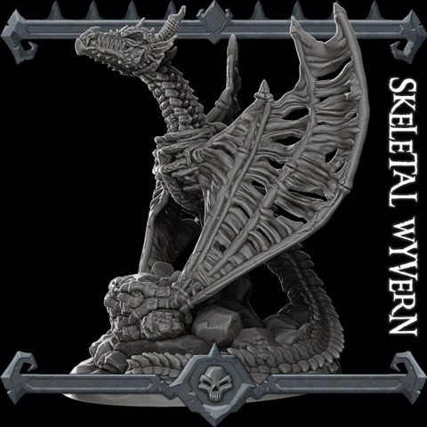 Image of Deluxe Skeletal Wyvern