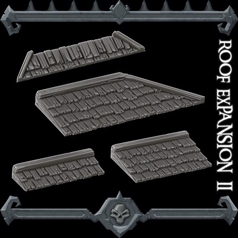 Image of Gothic City: Roof Expansion Pack II (MONSTER MINIATURES II KICKSTARTER IS NOW LIVE)